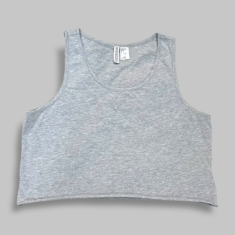 H&M Divided Gray Sleeveless Cropped Tank Top – Women’s Medium